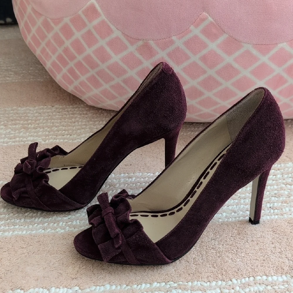 Enzo Angiolini Women's Purple Heels - Picture 4 of 5